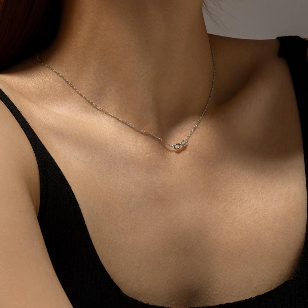 Sterling Silver Gold Best Friendship Pendant Charm Luxury Chain Necklace  Women Women Wedding Jewelry Gift