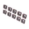 10 Pz. Inserti per Tornitura Carburo Lame Utensili CNC Inserti per Tornitura di Finitura Tornio con Rivestimento