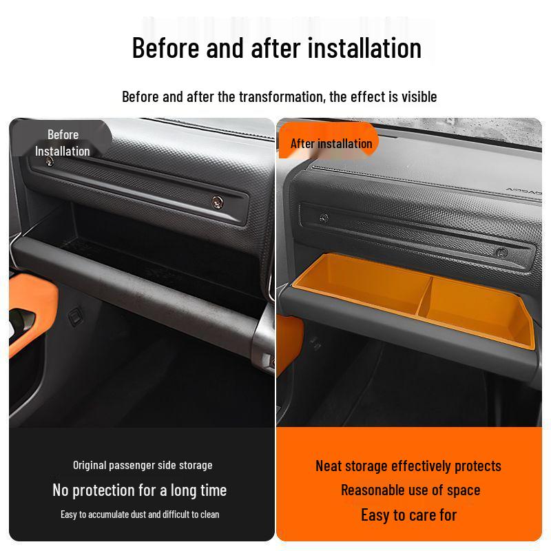 Haval Menglong Passenger Seat Silicone Storage Box for Car Interiors