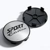 4pcs Sport Edition Logo Emblem Car Wheel Center Caps O.D 68MM 63MM Wheels Hub Cap Rim Hubcaps Dust Cover Replace Car Accessories