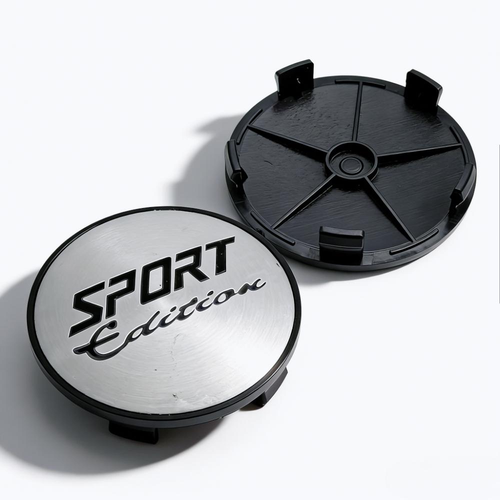 4pcs Sport Edition Logo Emblem Car Wheel Center Caps O.D 68MM 63MM Wheels Hub Cap Rim Hubcaps Dust Cover Replace Car Accessories