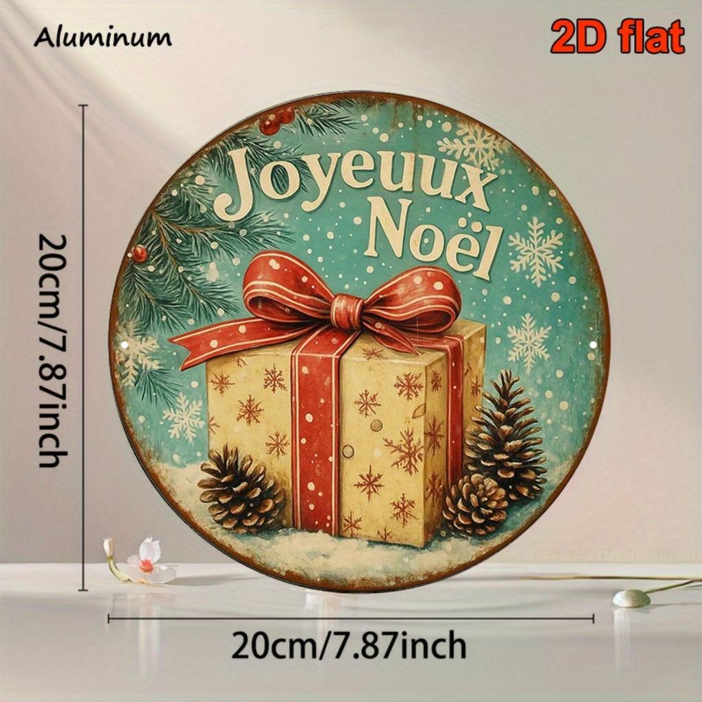 2D Flat Metal Wall Sign Decor