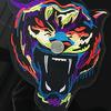 Large Tiger Embroidered Cloth Patches Iron On Patch Applique Jacket Jeans DIY