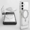 2 Kartensteckplätze für MagSafe Kartenhülle Transparente Geldbörse Handyhülle Für Magnetisches Handy