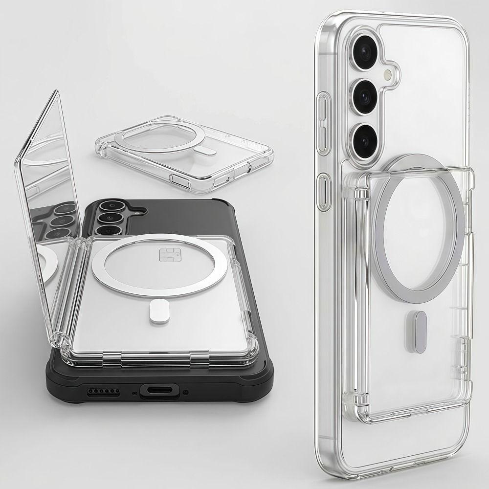 2 Kartensteckplätze für MagSafe Kartenhülle Transparente Geldbörse Handyhülle Für Magnetisches Handy
