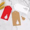 Christmas Paper Hanging Tags 50PCS Vintage Candy Cookie Bags Tree Holiday Party Christmas Holiday Decorative Gift Hanging Tags