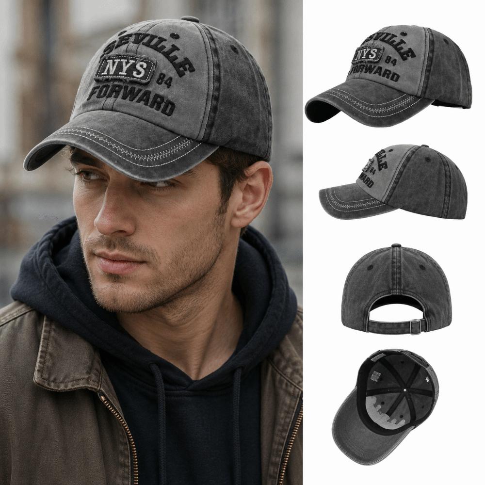 Frayed Distressed Faded Hats Hip Hop Denim Sunscreen Hats for Men Women