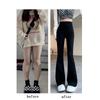 FiveFive Women Flare Pants Slim High Waist Solid Sexy Shark Flare Pants Fashion Casual Streetwear Elastic Butt Lift Skinny Leggings