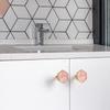 Nordic Minimalist Hexagonal Shell Handle Marble Drawer Cabinet Wardrobe Pull