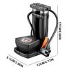 Foot Pedal Portable Pump with Gauge Foot-Activated Floor Pump High  Car Basketball Inflator for Electric Car Motorbike