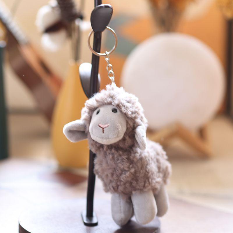 Plush Sheep Keychain With Soft Pp Filling For Gifts And Collectors