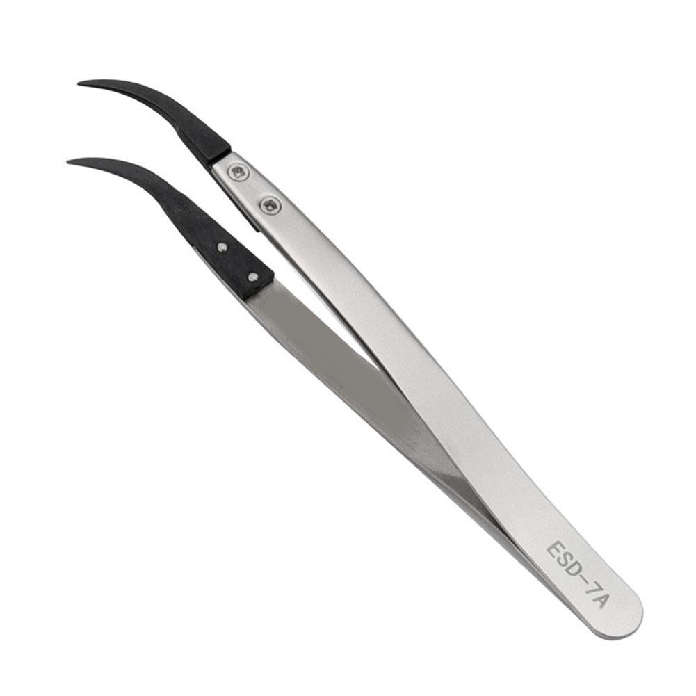 Industrial Tweezers Curved Straight Detachable Industrial