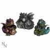 Figurines - Dragon's Gift - Set de 3 - Résine - Hauteur 7 cm