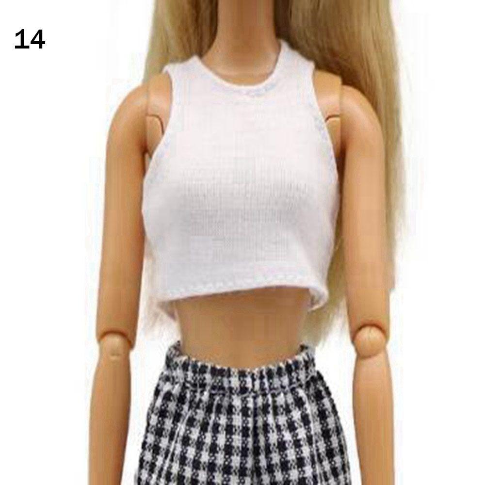 30Cm Doll Clothes Fashion Dress Sweatshirt Coats Tops Pants Vest Everyday Wear For 11.8 Doll Toys Girls Children Gifts