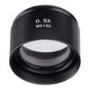 0.5X Stereo Microscope Auxiliary Barlow Lens Big Attachment Objective Lens