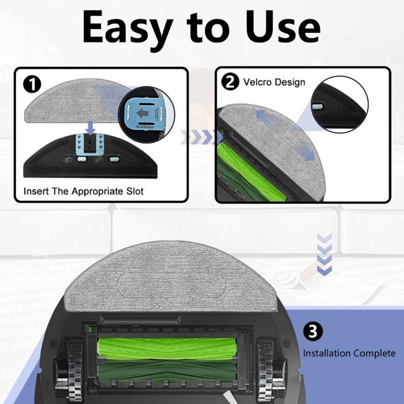 Vacuum Cleaners Accessories Sweeping Robot Spare Part Microfiber Mop Cloths