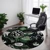 1pc Eyes Pattern Office Round Area Rug, Indoor Mat Suitable For Office, Under Office Chairs Bedroom Living Room Home Decor, Room Deco 112