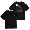 OKSTAR Cool Cotton Oversized Spaceship Whale Short Sleeve Tee