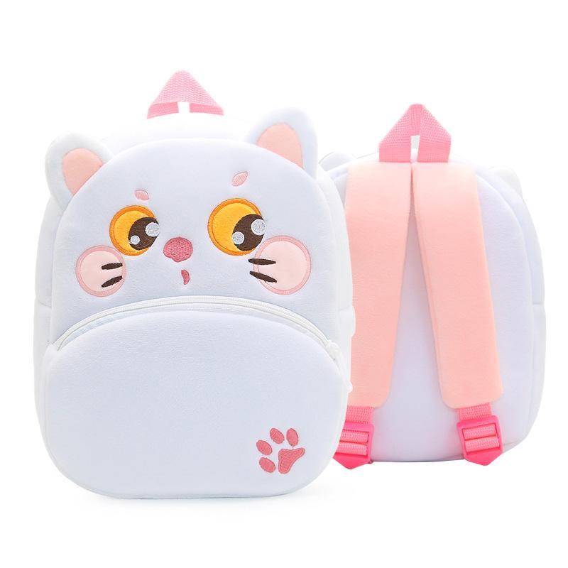 Cartoon Animal Children's Backpack Backpack for Kindergarten Plush Backpack for Children