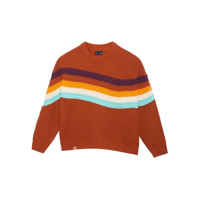 Li Ning Sports Trend Series Winter Casual Sweater Women Sweater Ochre-Brown AMBS098-1