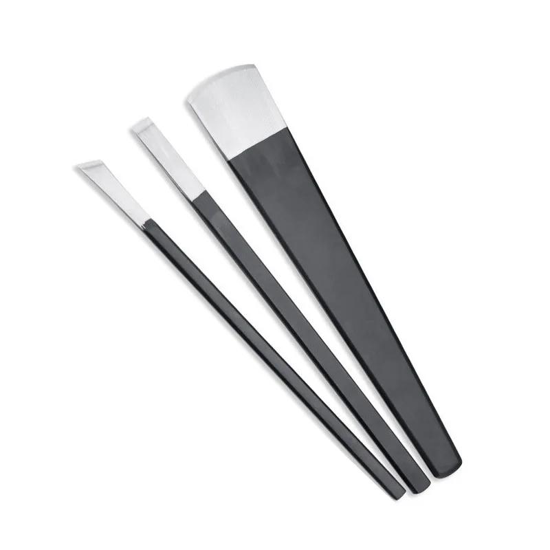 3 шт. Кожаный косой нож для резки Ручной инструмент для истончения края кожи DIY Нож-лопатка для истончения