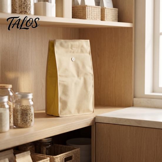 Vegetable Storage Bags Reusable Self Sealing Potato Onion Bags, Light Blocking Bag with Side Anti Sprouting Zipper, Non-woven Fabric Pantry Organizer