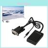 Cabo Conversor VGA para HDMI Núcleo de Cobre para HDTV Monitor PC Gaming Configuração de Home Theater
