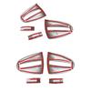 For Mercedes-Benz Smart 451 Fortwo 2009-2015 ABS Car Door Bowl Decorative Protective Cover Trim Car Styling