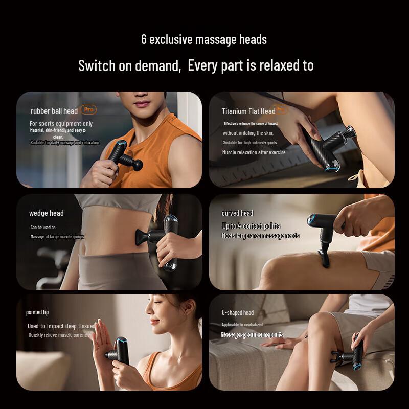 Philips Mini Carbon Fiber Fascia Gun CN Plug (adapter Included)