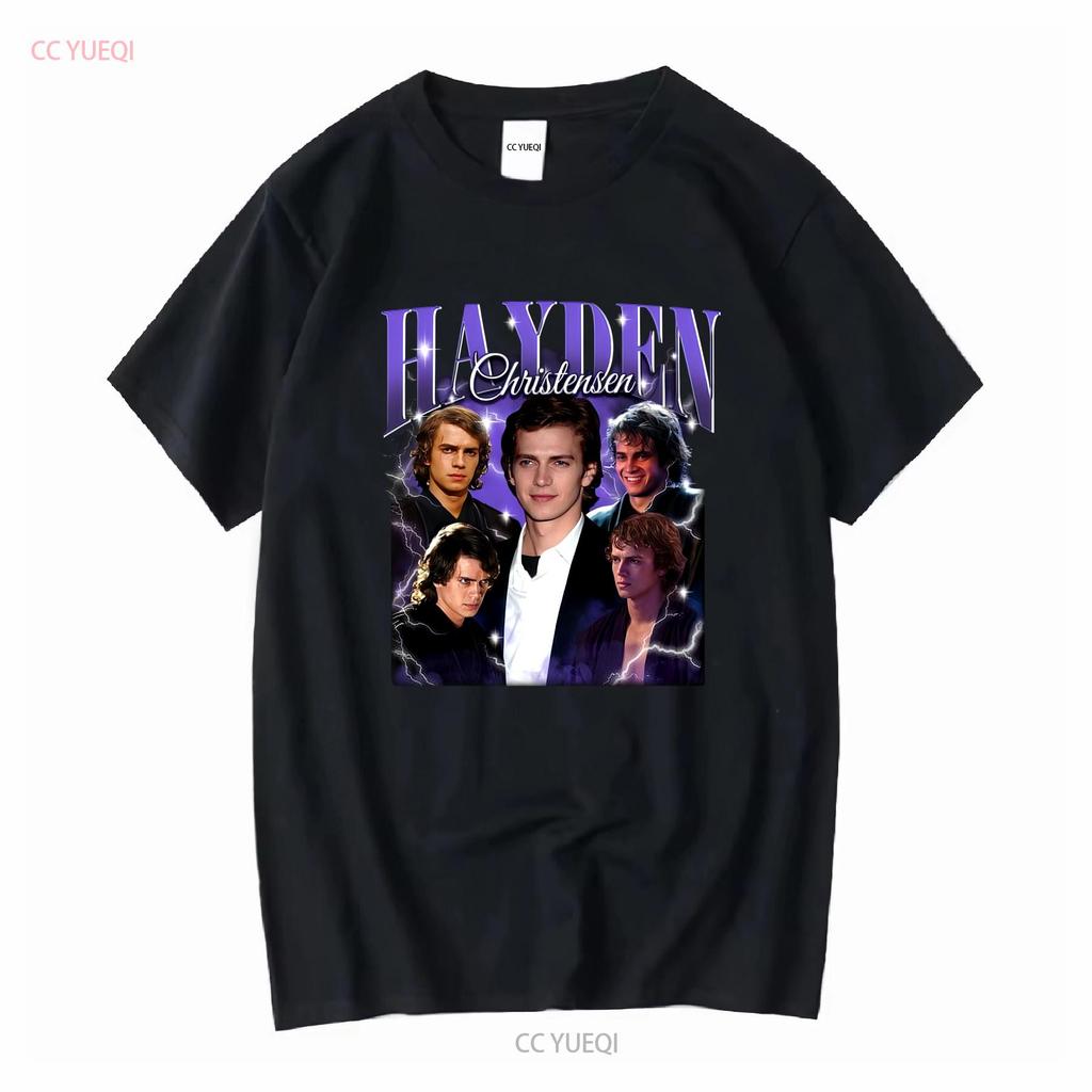 Vintage Hayden Christensen T-Shirt Rundhals Sweatshirt lange oder kurze Ärmel vintage gewaschen bequem Designer-Kleidung vielseitig