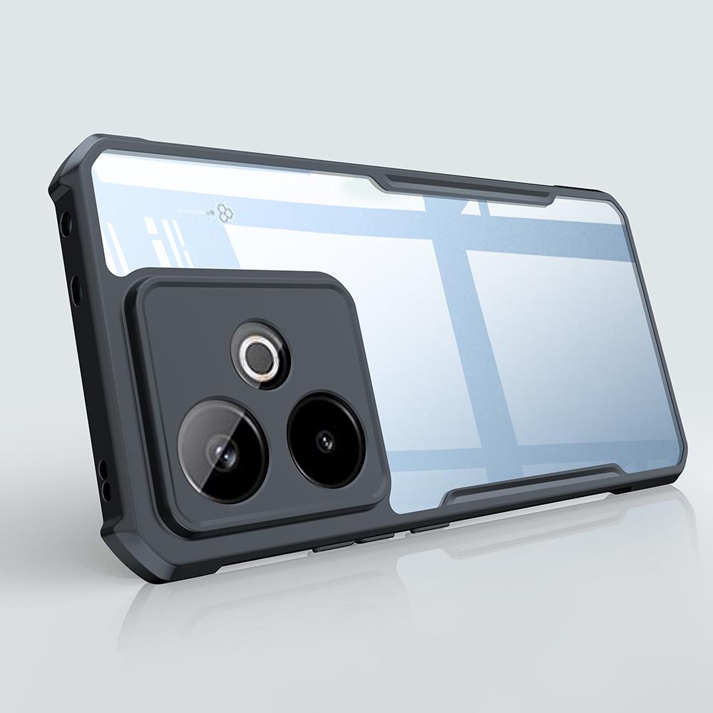 XUNDD For Realme GT 7T 5G/GT 7 5G Case Dropproof TPU+Acrylic Clear Back Phone Cover