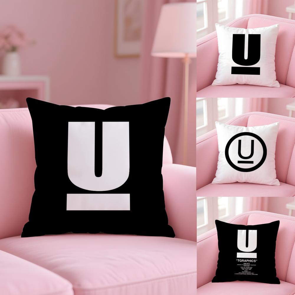 Brand U-Undercover Classic Cushion Cover Soft Short Plush Double-Sided Printing Home Decor Machine Washable Pillow Case Gift
