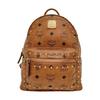 [Pre-Owned] Studded Monogram Print Faux Leather Mini Backpack - Good #9ZZ0B7