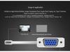 Type-C to VGA and HDMI High-Definition Conversion Cable, 25cm