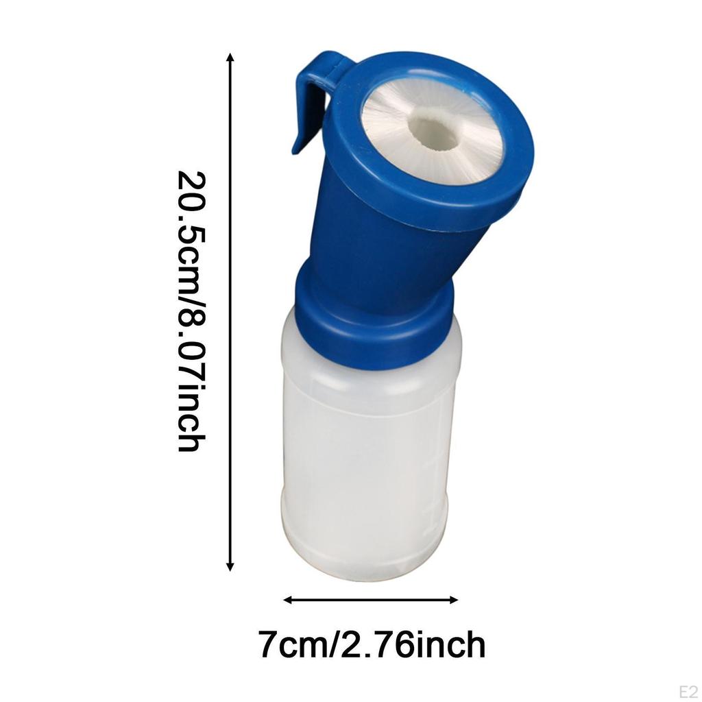 Nádobka na dezinfekci struků hospodářských zvířat, 300 ml Nástroj na čištění struků pro krávu, kozu, ovci