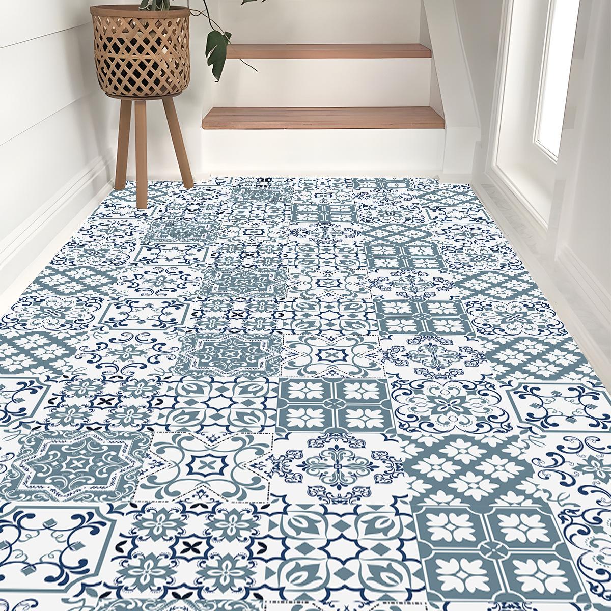 

Прикраса для дому Протиковзка наклейка на підлогу Самоклейка Знімний клей Матова наклейка на плитку Наклейка на стіну Ванна кімната Водонепроникна наклейка на плитку 20x20cm * 10pcs/set