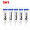 10ml Lithium Based Grease Waterproof O-ring Seal Lubricant Maintenance Lubricant White Glue for Rubber Metal Bearing Lubrication