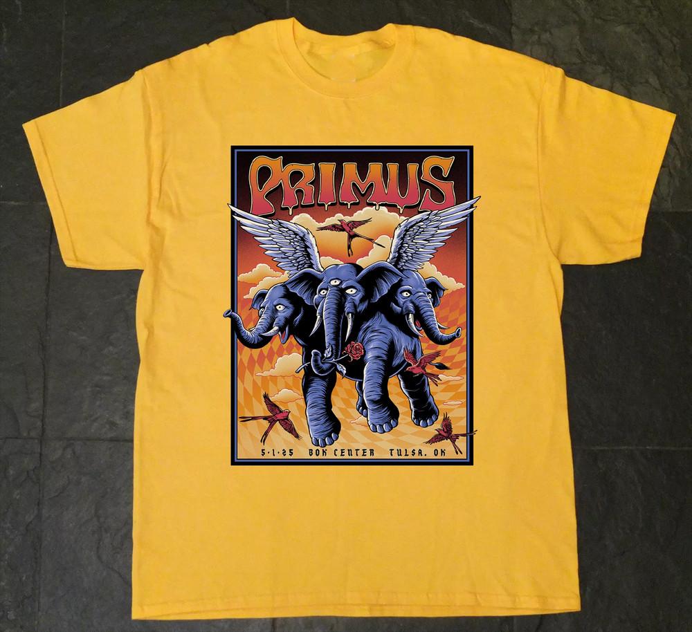NEW Primus Band 2025 Poster Collection Gift Lover Yellow All Size Shirt OM819 Unisex T-Shirt L
