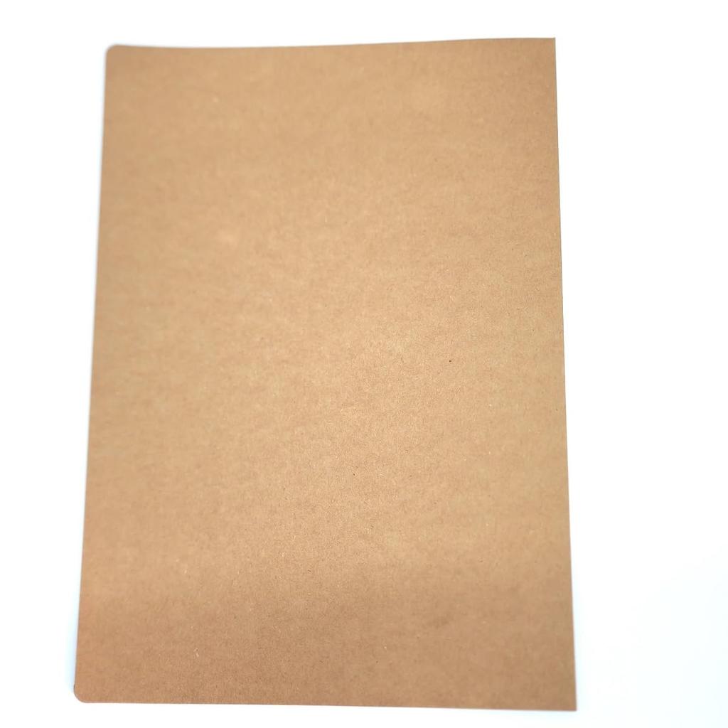 Clear File A4 Thick Made with American Kraft Fully Environmentally Document File Folder, Size, Paper, Paper, Opaque, Brown, Friendly, (20 Sheets)