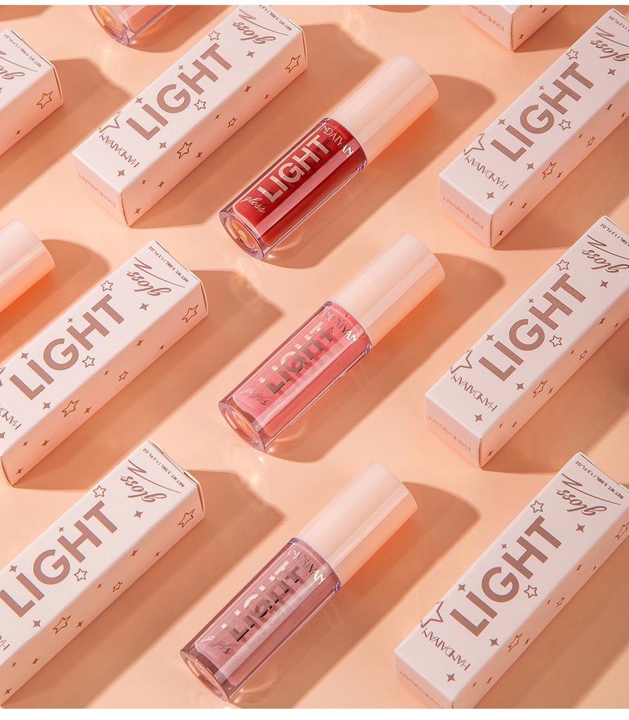 Luciu de buze hidratant cu perle, dintr-o singură bucată, pentru buze pline, cu ambianță de toamnă-iarnă