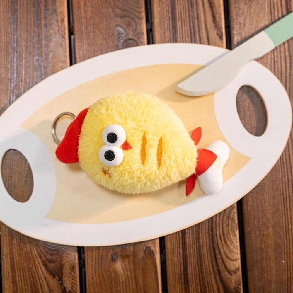 Soft Plush Food Pendant Miniature Bag Delicate Decoration Snack Keychain Personal Belongings