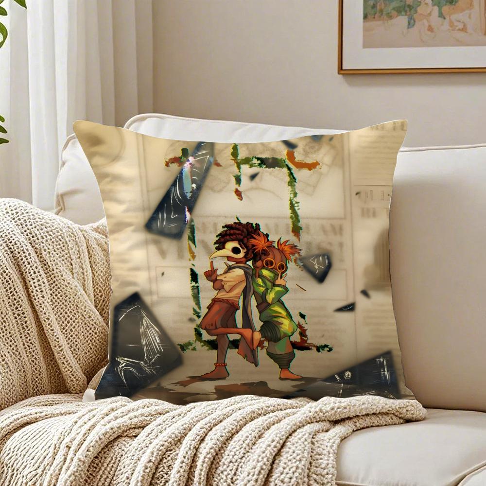 

Swedish Game LLittle Nightmares anime game Cushion Cover Pillowcase Antidustmite living Room Sofa Decor Cushion Room 30X30cm