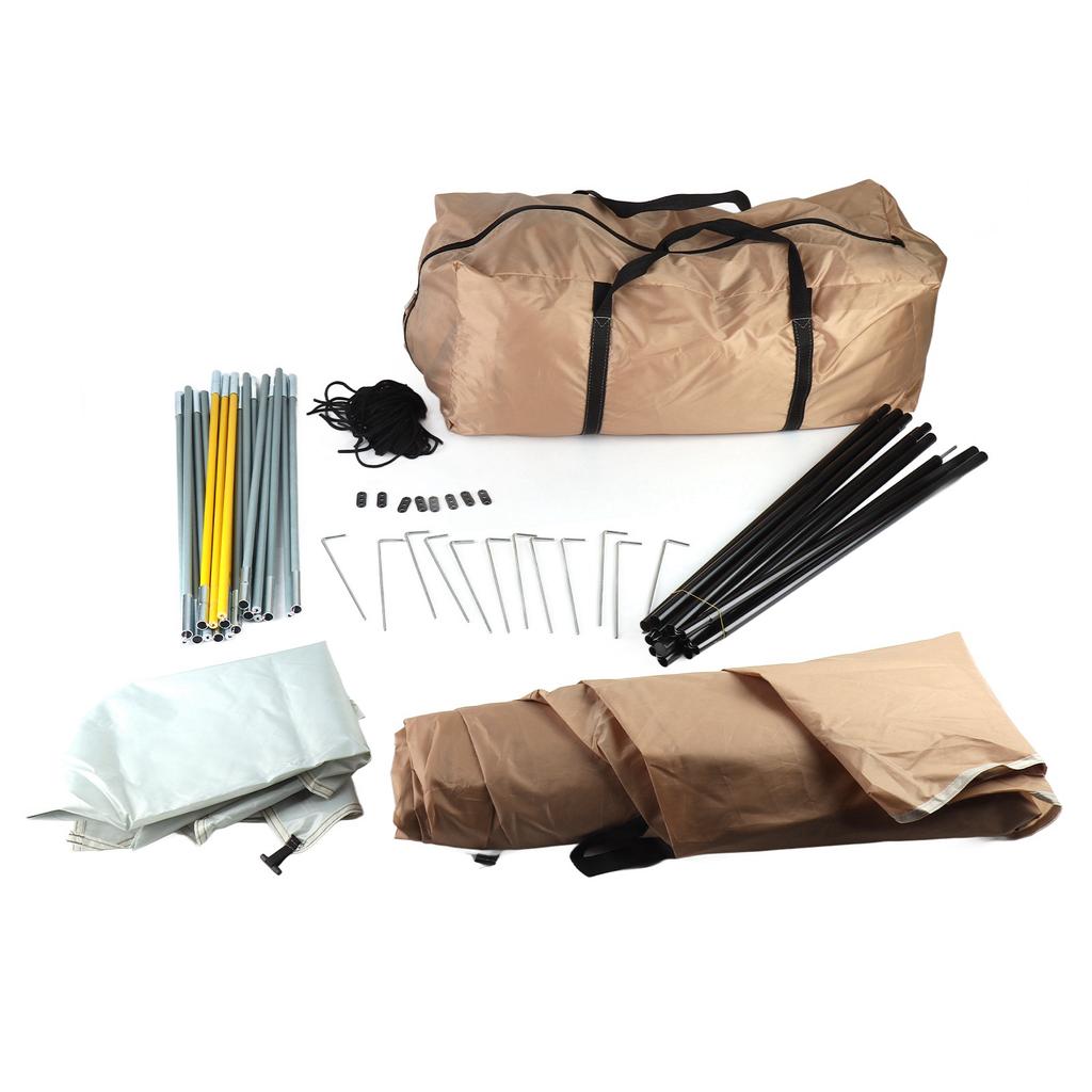 Camping Tent Oxford Fabric Ventilated Outdoor Tent for 8 12 People for Picnics Fishing Hiking