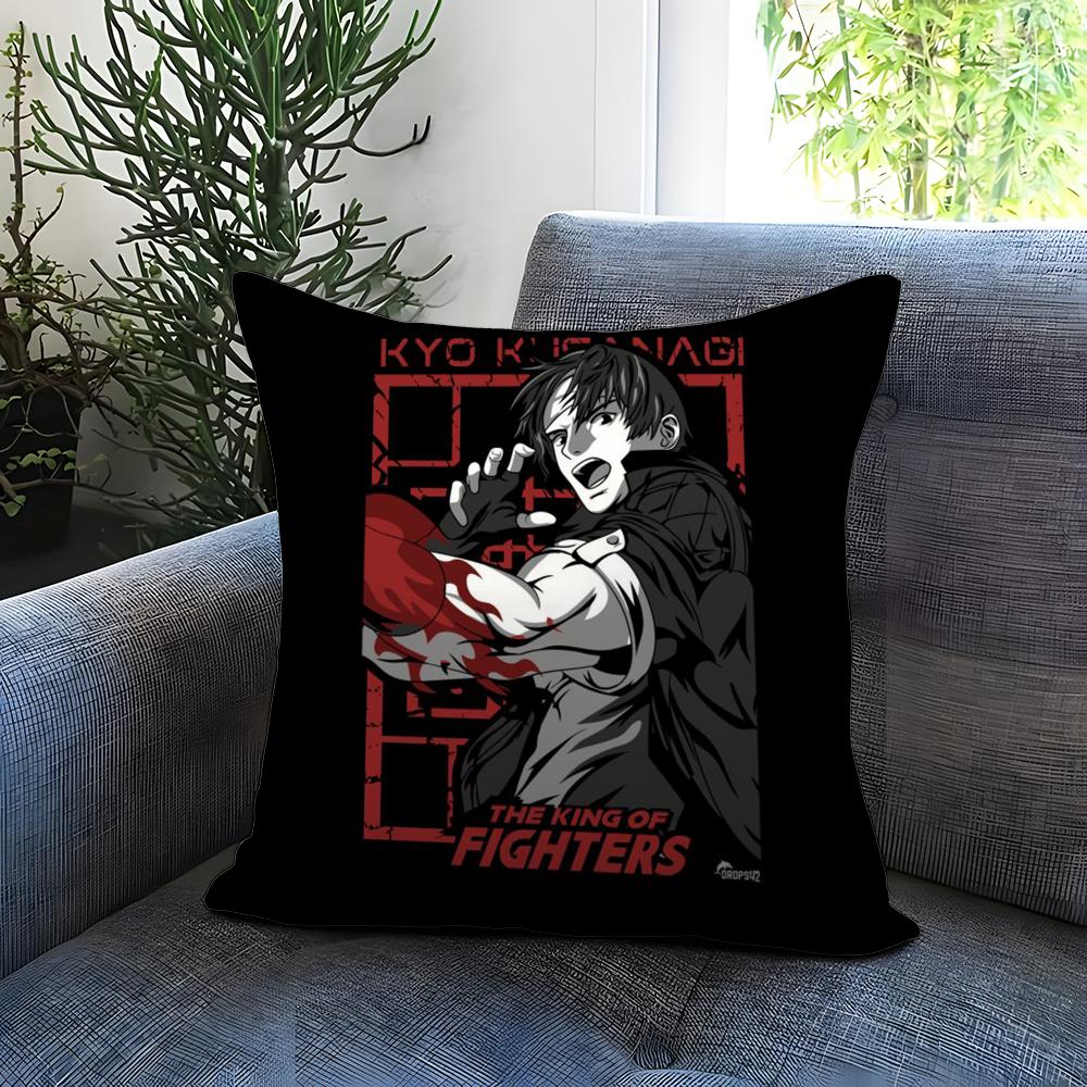 K-KOF The K-King of F-FighterS Cushion Cover Comfortable Reversible Pillow Cover Ideal for Car Sofa Bedroom & Beyond