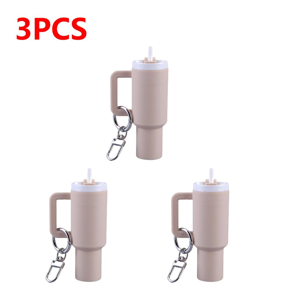 Mini Cup Keychain Mini Tumbler Keychain Cute Tumbler Key Ring Handbag Charms Key Ring Mini Keychain Pendant for Handbag Decor
