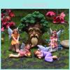 Dwergenscène Miniatuur Hars Tuindecor Met Feeënfiguren Voor Thuis- of Cadeaugebruik