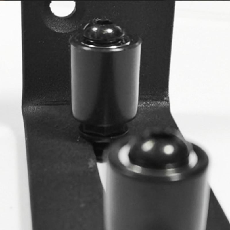 2set Sliding Barn Door Bottom Adjustable Floor Guide Wall Mounted Stay Roller Guides Barn Door Hardware Easy To Install