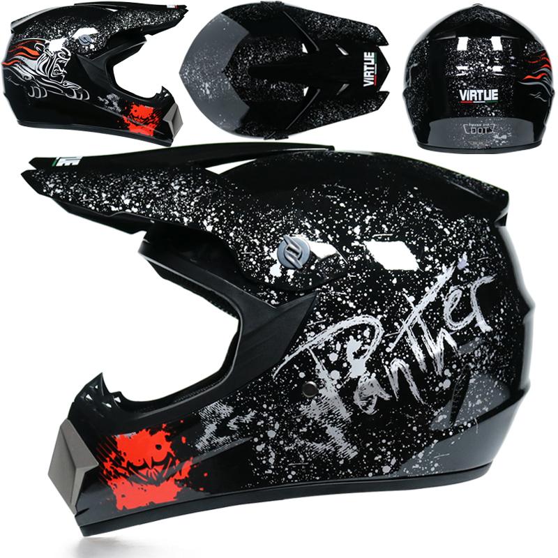 Cartoon Children Motorcycle Helmets Boy Girl dirt bike atv motocross off road racing helmet