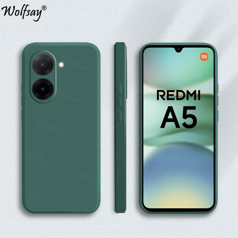 Candy Case For Xiaomi Redmi A5 Case Anti-knock Soft Original Liquid Silicone Back Cover For Redmi A5 Case For Redmi A5 6.88 Inch