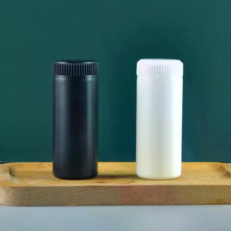 1 Pcs 60ml Talcum Powder Bottle Refillable Cosmetic Powder Dispenser Plastic Powder Container Empty Pots Bottles With Screw Cap